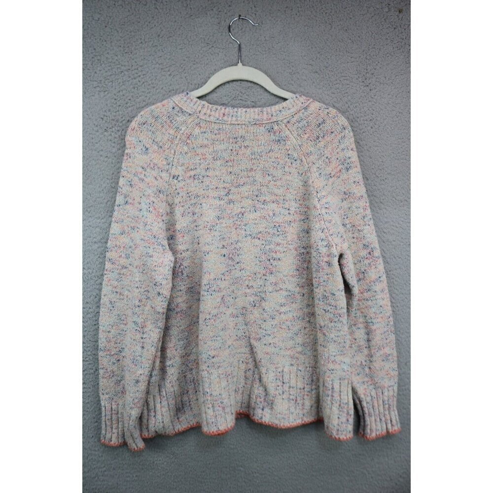 J.Jill Ribbed Cable Knit Long Sleeve Sweater-Size Medium/Petite - Picture 8 of 10